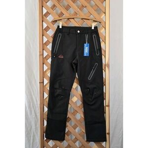 NWT Outdoor Sports Unisex Adult Snow Pants - Black - Size XS